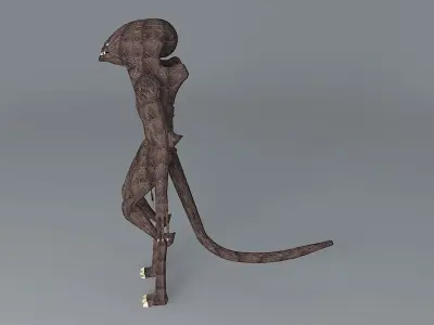 Pumpkin head monster Free 3D model