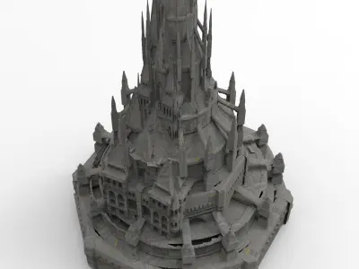  Magician Queens palace  3D model