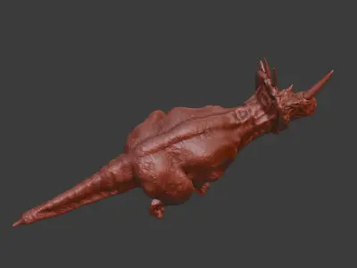 Dinosaur Styracosaurus 3D model