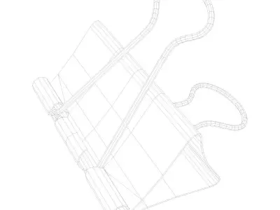 3D model Clip binder 3D model