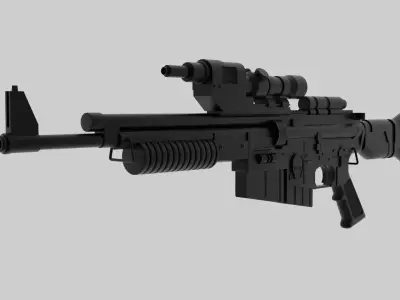 A280 Blaster Rifle 3D model