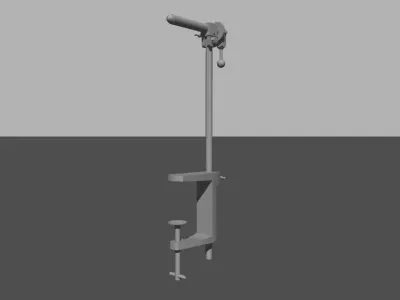 Fly Tying Vise Free 3D model