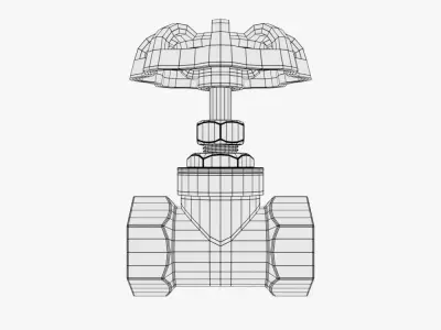 valve 3D model from CGTrader