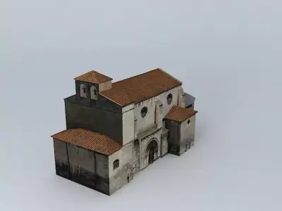 Antigua St. Nicholas Church.  Free 3D model