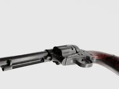 Colt Peacemaker Low-poly 3D model