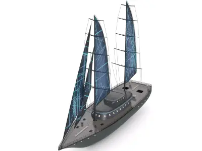 Sailboat 3D model