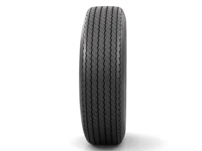 VINTAGE WHEEL AND TIRE 11 3D model