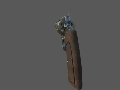 Colt Anaconda Low-poly 3D model