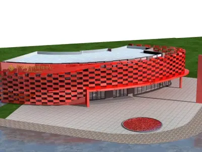 Office Building 3D model 94