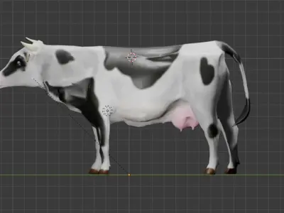 Cow Standard Low-poly 3D model
