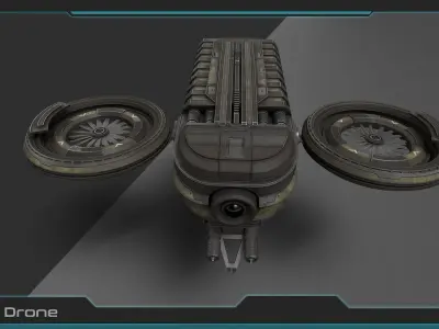 Military Drone  3D model