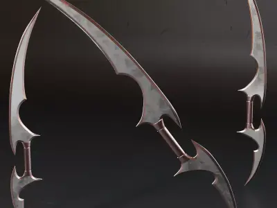Mk Basemesh Dagger 008 Free 3D model