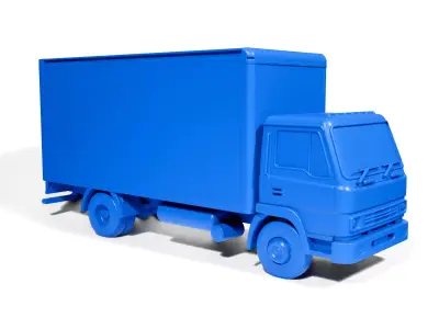 Delivery truck 3D print model