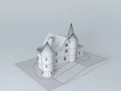 Castle Free 3D model purchase