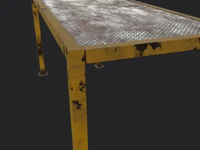 IndustrialPLateform industrial table 3D model