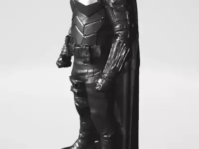 Batman concept Statue Low-poly 3D model