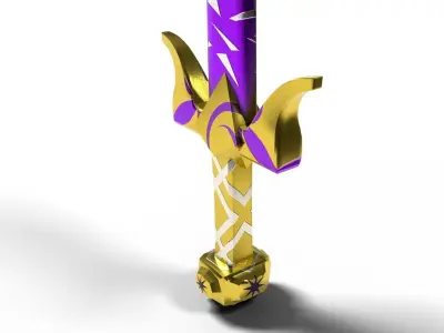 Royal Fantasy Sword 3D model