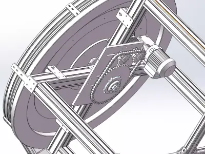 Rotary feeding sorter 3D model