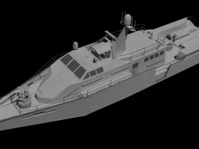 Mark VI Patrol Boat 3D model