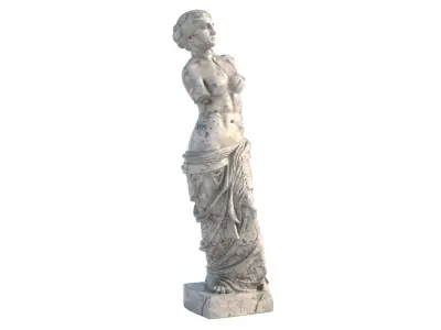 Venus de Milo Low-poly 3D model order