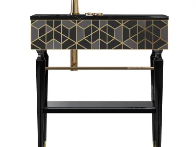 TORTOISE SINGLE WASHBASIN  3D model