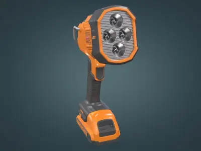 Spotlight Low-poly 3D model purchase