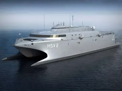 US Navy HSV-2 Swift 3D model