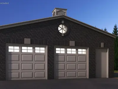  Colonial Style House with Garage and Garland 