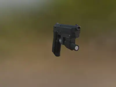 Beretta M92 3D model