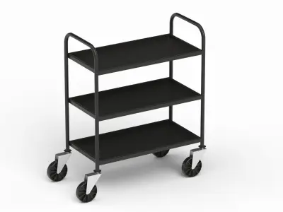 Service Trolley 3D model buy