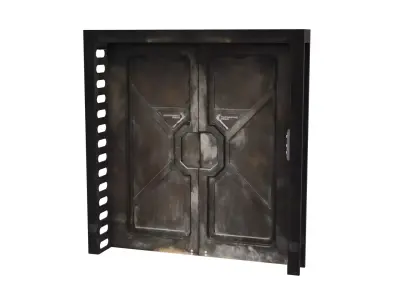 Droid Depot door 1-12 scale Blackseries 3D print model