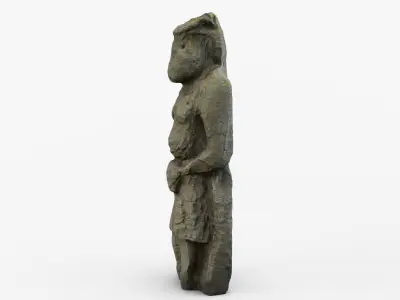 Ancient statue 3D Free 3D model