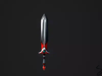 Jelly Sword INT Free low-poly 3D model