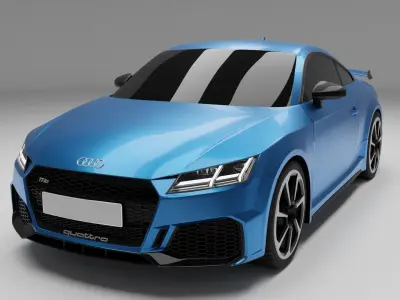 Audi RS TT 2019 Free 3D model
