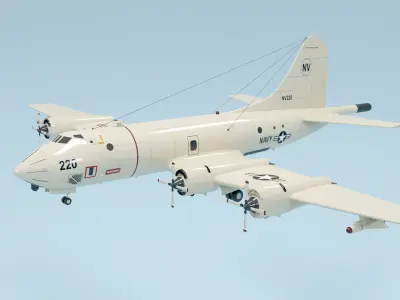Plane 07 3D model