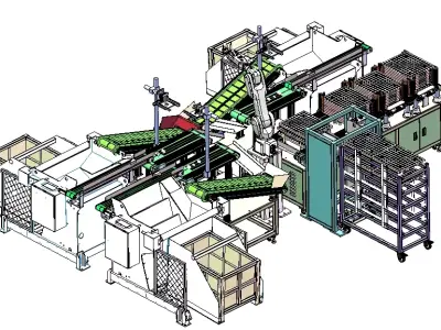 Three per pipe joint casting plate feeding Free 3D model