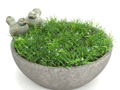 Outdoor plant C 01 3D model