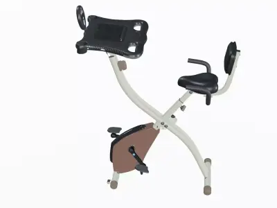 Machine - FitDesk exercise bike Low-poly 3D model