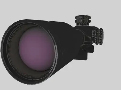 Night force Scope  Low-poly 3D model
