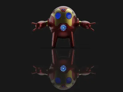 IronHeart Robot Assistants - from Invincible Iron Man issue 595 3D print model