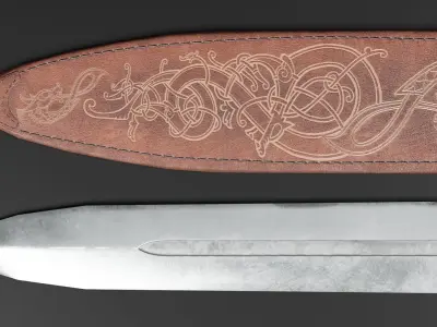 Sword-13 Low-poly 3D model