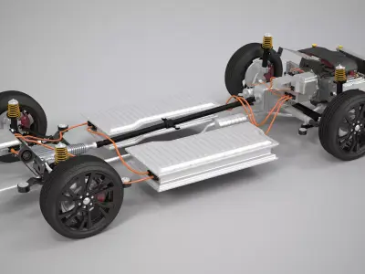 RWD Hybrid Chassis 3D model