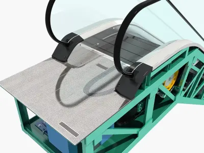 Escalator 02 3D model