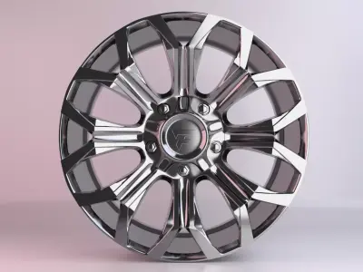 Fittipaldi FA21 Wheels 3D model