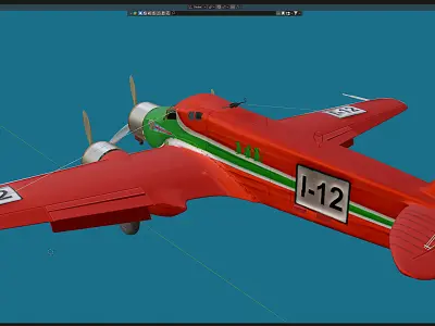 SM-79 Sparviero Free 3D model