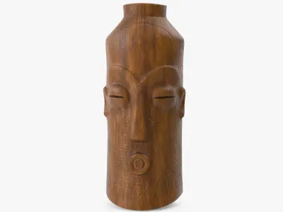  African Mask from Congo Wood 