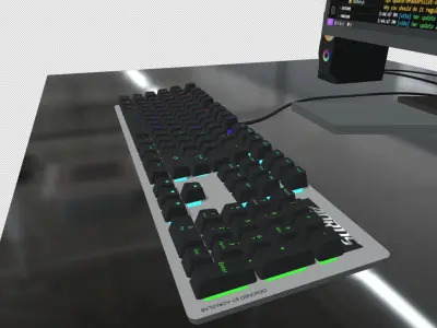 Programmer desktop 3d PC Free 3D model