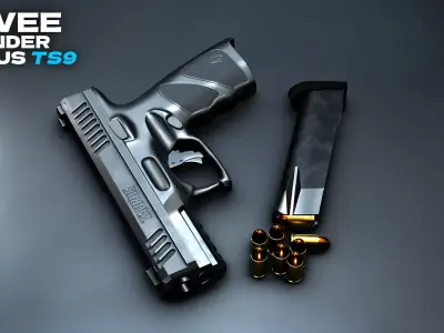 TAURUS TS9 3D model