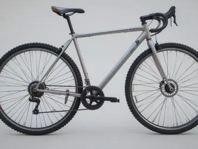 Modern Bicycle 3D Model  Low Poly  PBR  Game Ready Asset Low-poly 3D model