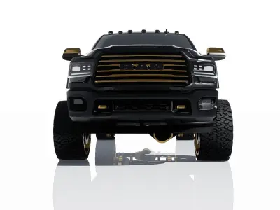 Dodge Ram 2500 Mega Cab Longhorn Lifted 3D model